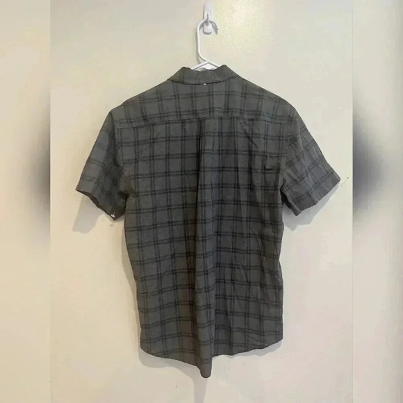 Billy Reid Tuscumbia Standard Fit Plaid Short Sleeve Flannel Button-Down Shirt - Picture 4 of 7